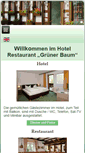 Mobile Screenshot of gruener-baum-buehlertal.de